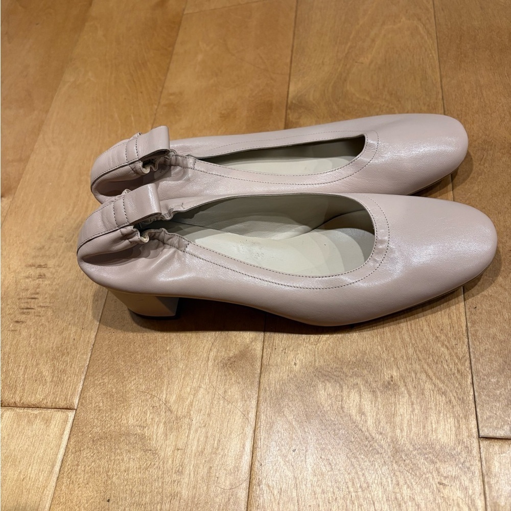 Everlane Italian Leather Day Heel shoes pale pink sz 11